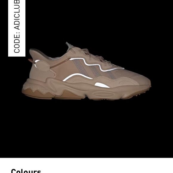 Adidas Ozweego Sneakers - Pale Nude / Light Brown / Solar Red - Picture 2 of 8